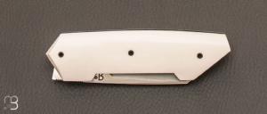Couteau   "  Liner-Lock " custom par Romain Lopez - Elforyn et RWL-34