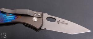    Couteau " Liner lock " par Tom Anderson - Titane