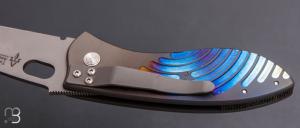    Couteau " Liner lock " par Tom Anderson - Titane