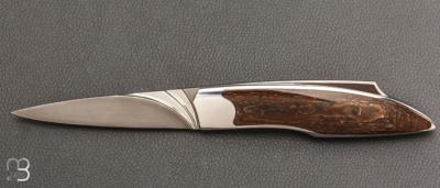    Couteau « Lock-Back » custom par Vincent Saja - Jasper Deschutes, Oregon et RWL34
