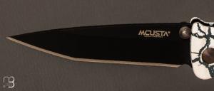  Couteau pliant MC-004-009 Fusion VG-10 San-Maï blanc par MCUSTA - Limited Edition 2023