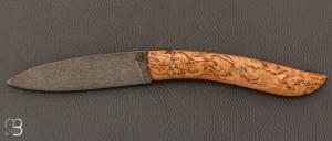   Couteau " le Nv " par Tim Bernard - Bouleau de Norvge et lame 14C28