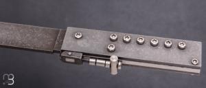   Couteau " O² à palanquille " par Nicolas Couderc - Acier inoxydable et RWL-34