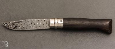    Couteau "OPI N°09" custom par Anthony Brochier - Damas  torsadé et chêne
