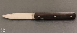 Couteau Perceval Le Français ébène du Mozambique