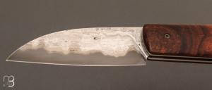   Couteau "  Piémontais  " pliant bois de fer des Forges d'Haraldr