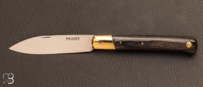 Couteau " Pradel " vintage - Stamina noir et lame acier XC75