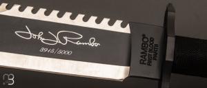 Couteau "  Rambo First Blood Part II John Rambo individually numbered Signature Edition "