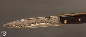   Couteau " Rouennais " par Thomas LECAS - Corne de buffle