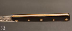   Couteau " Rouennais " par Thomas LECAS - Corne de buffle