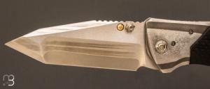 Couteau " Saboteur " custom par Allen Elishewitz - Fibre de carbone