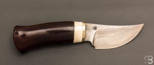  Couteau " Skinner " damas droit par Daniel Vally