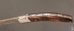  Couteau " Styl'ver damas " par Goyon Chazeau - Noyer