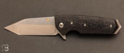 Couteau " Tank Flipper Tanto " custom par Allen Elishewitz