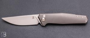    Couteau " Toko" flipper de Jens Anso - Titane et RWL34