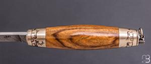  Couteau Tonneau par Jean Michel REMAUD - Gaïac et lame damas