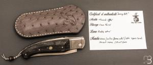 Couteau  " Truand Éffilé " par Tony Ruot - Factcarbon Space Coral RWL34