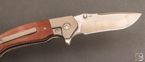  Couteau  "  X Series Mini Diesel Flipper Drop Point Blade " par Pena Knives