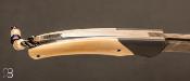 Couteau " Xavard " custom de Philippe Ricard - lame damas de Samuel Lurquin
