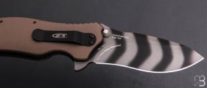 Couteau ZERO TOLERANCE ZT.0350FDETS20 Ken Onion - 20th Anniversary Magnacut Tiger Strip