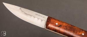Couteau  "  droit custom "  par Milan Mozolic - Bois de fer et W5