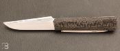 Couteau custom 2 lames à pompe par Eric Depeyre