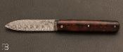 Couteau de poche "Canif" de collection bois de fer et damas
