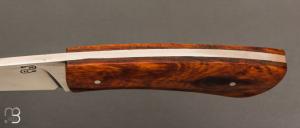   Couteau droit par Nicolas Mestrallet - Atelier du couteau de Vaunaveys - Acier C130 et bois de fer