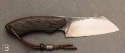 Couteau fixe en morta acier C130 de Nicolas Weber