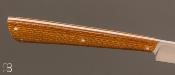 Couteau " office long " micarta par Julien Maria