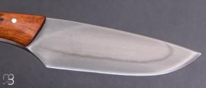   Couteau "plate semelle" par Jean Paul SIRE - Loupe de thuya et C130