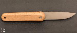 Couteau pliant Suricate hêtre et X46Cr13 - TB0020