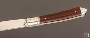   Couteau " slipjoint " par Grégory Picard - RWL-34 et micarta