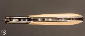    Couteau " slipjoint " par Honoré Vilain - RWL34 et ivoire de mammouth