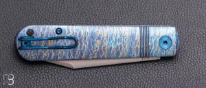 Couteau "slipjoint" par Dreamtech - Titane et lame en VG10 - D4386TF
