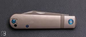 Couteau "slipjoint" par Dreamtech - Titane et lame en VG10 - D4386TG