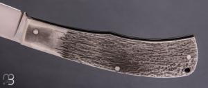     Couteau " slipjoint " full acier par Vincent Lafaye