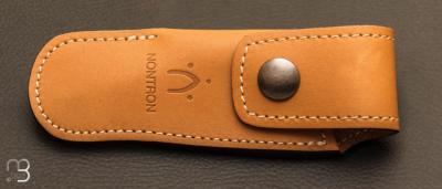 Nontron leather belt pouch