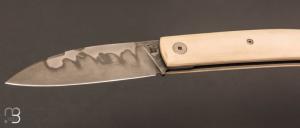   Couteau " Gentleman " Elforyn et lame en C130 de Garaboux Jean Philippe - Les couteaux de Pi