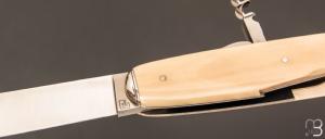   Couteau  "  Navette 4 pièces " de collection par Adrien Vautrin