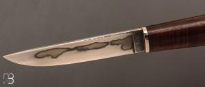    Couteau " Puukko " custom de Anthony Brochier - Gidgee et lame en C130
