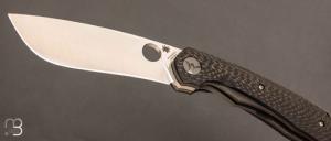  Couteau  "  SUBVERT  " fibre de carbone SPRINT RUN 2023 par Spyderco - C239CFP