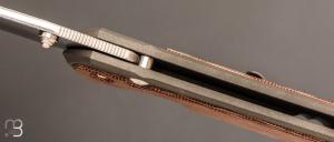   "Sebenza 31 Large Natural Micarta inlay" L31-1212 de Chris Reeve