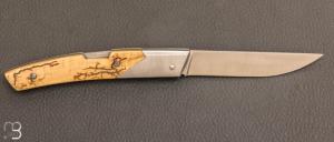 Couteau  "  le Thiers® Advance " par Fontenille-Pataud - RWL34 et buis foudroyé 