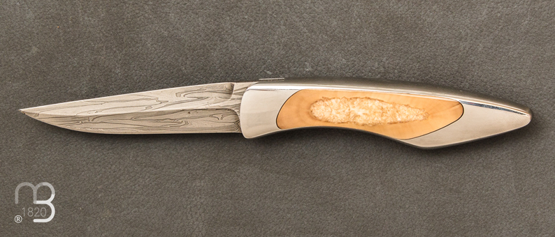 oosik Chrysalide pocket knife by Charles Bennica