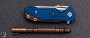   Coffret couteau "Halftrack GEN 2 Spanto Stonewash " + "Investigator Pen" par Rick Hinderer