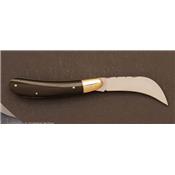 Horn Serpette pocket knife