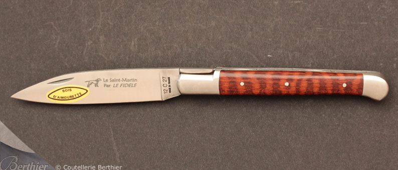Couteau de poche Saint-Martin Amourette par Le Fidèle