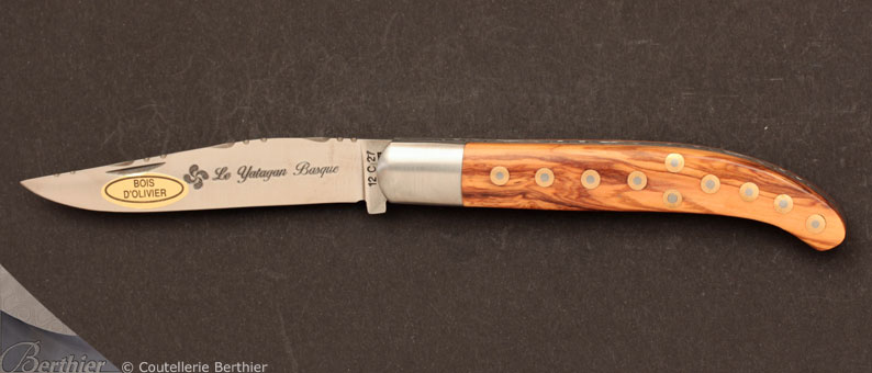 Couteau de poche Yatagan Olivier