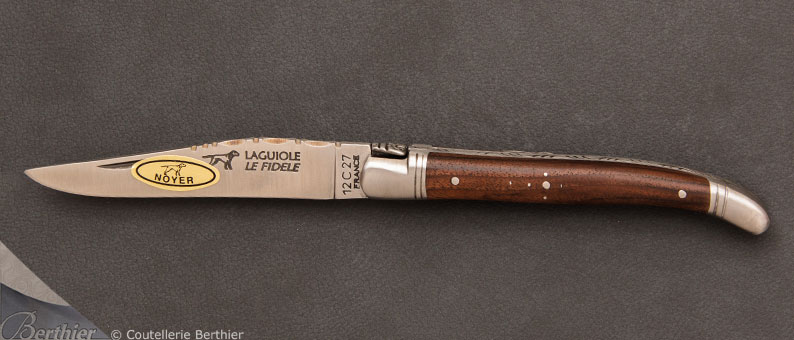 Couteau de poche Laguiole 11cm Noyer par Le Fidèle